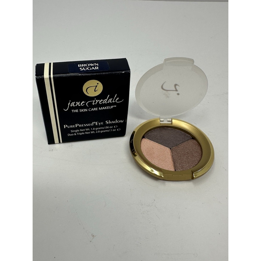 NEW!! Jane Iredale PurePressed Triple Eye Shadow Brown Sugar A4